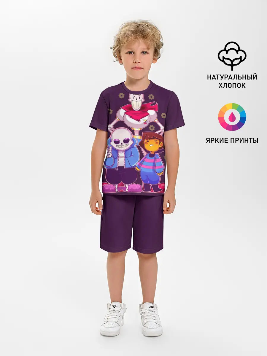 Детская пижама с шортами / Персонажи Undertale