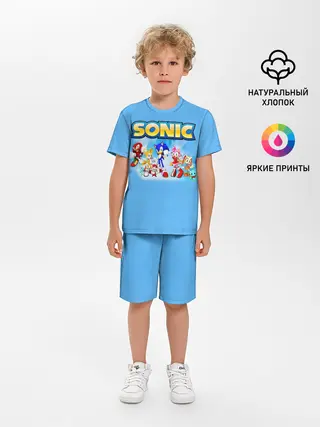 Детская пижама с шортами / SONIC