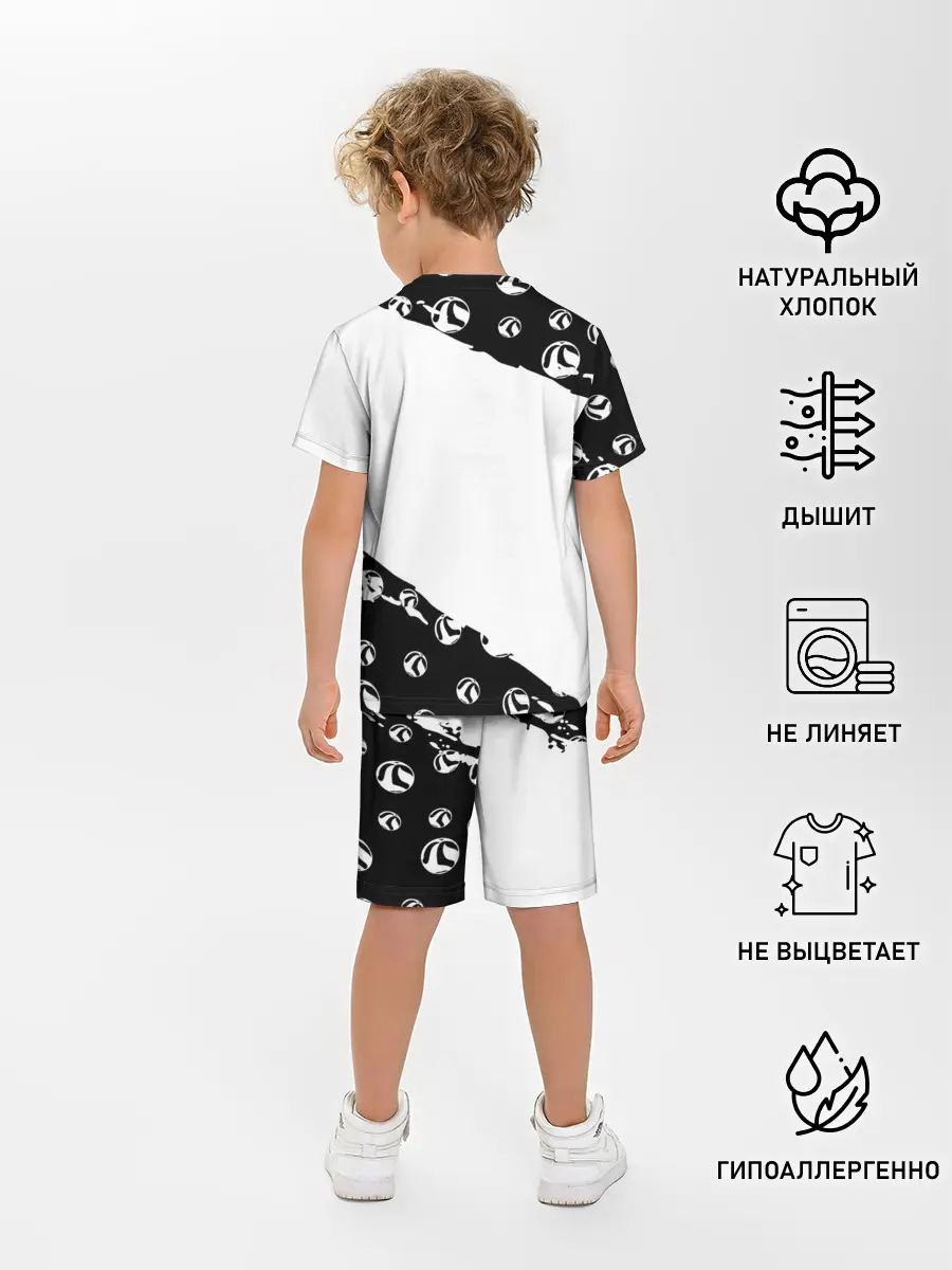 Детская пижама с шортами / ВОЛЕЙБОЛ!! семь персонажей