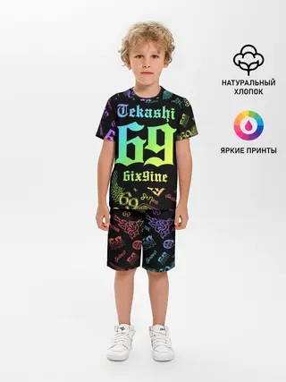 Детская пижама с шортами / 6IX9INE