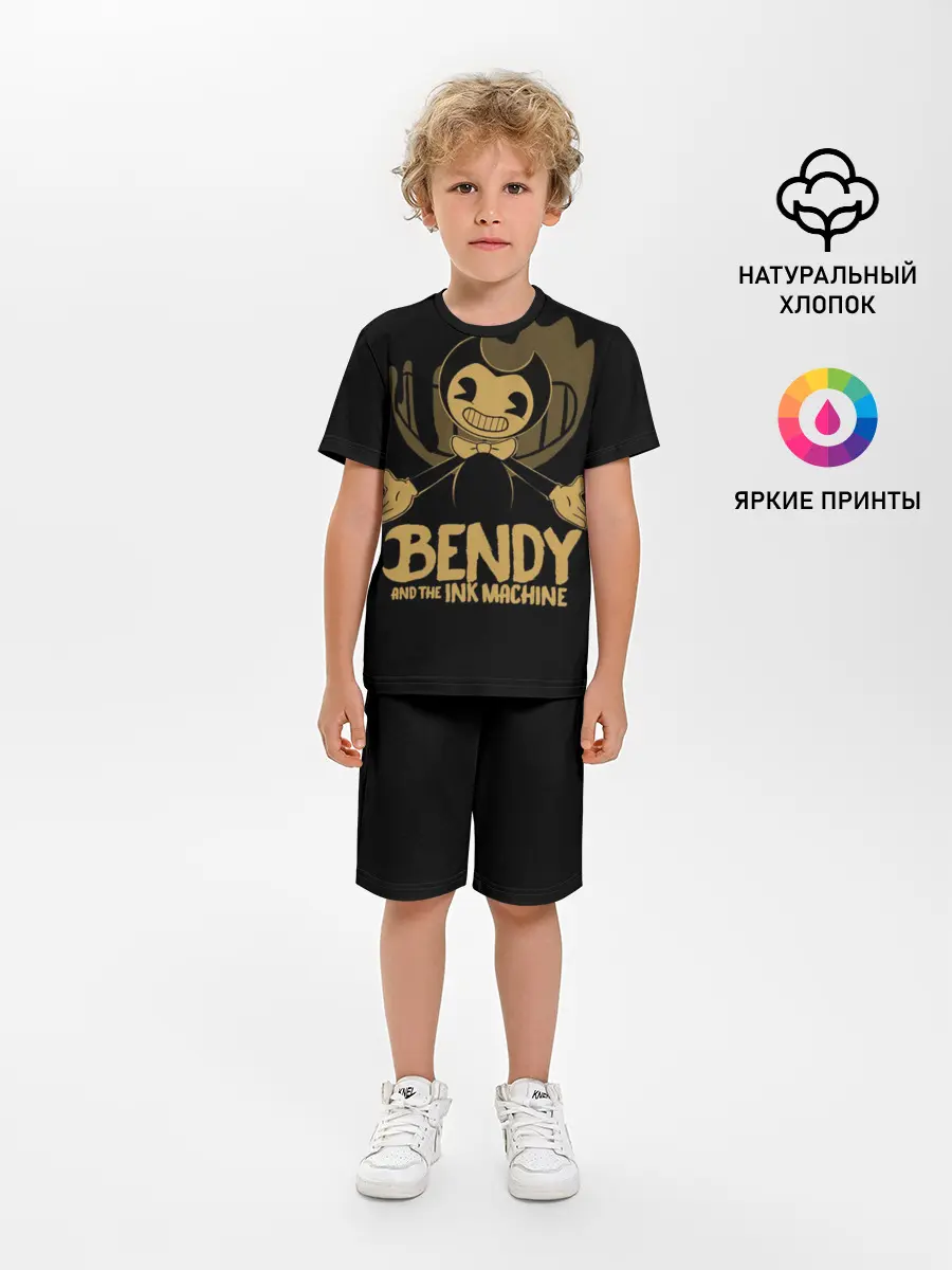 Детская пижама с шортами / Bendy and the ink machine