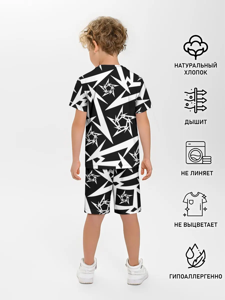 Детская пижама с шортами / Metallica