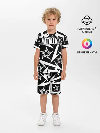 Детская пижама с шортами / Metallica