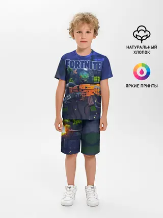 Детская пижама с шортами / Fortnite