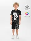 Детская пижама с шортами / JUST DO IT / ПРОСТО СДЕЛАЙ ЭТО