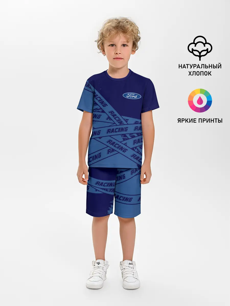 Детская пижама с шортами / Форд - Racing