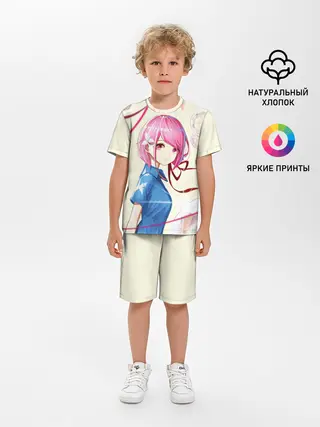 Детская пижама с шортами / Girl Anime