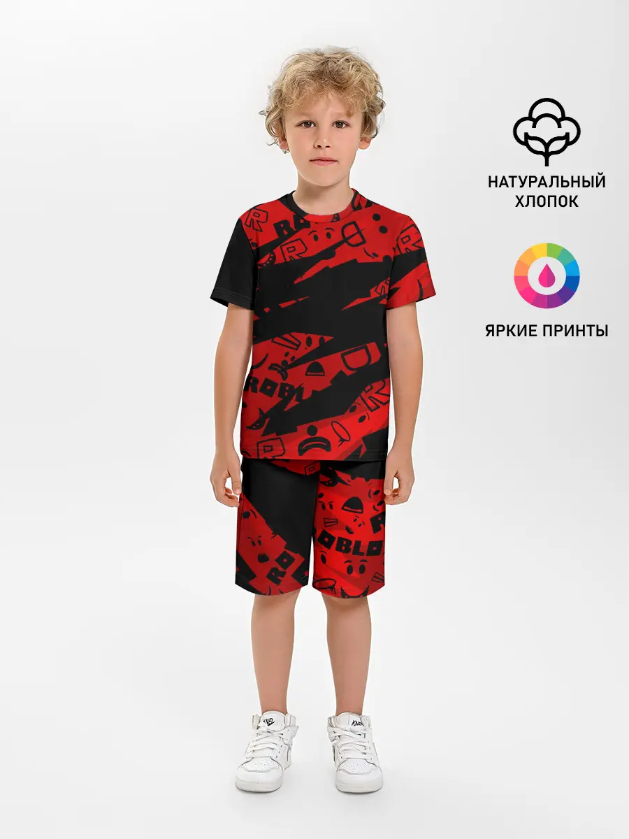 Детская пижама с шортами / Roblox