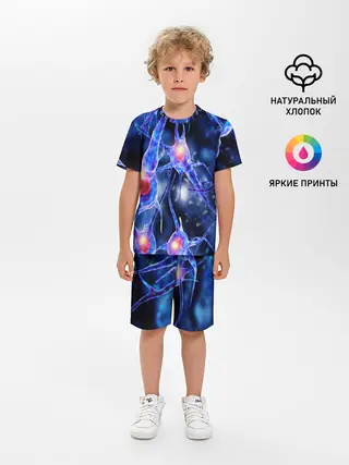 Детская пижама с шортами / НЕРВЫ