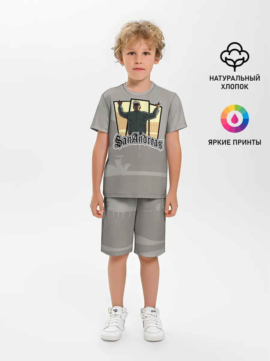 Детская пижама с шортами / GTA SA - Райдер v2