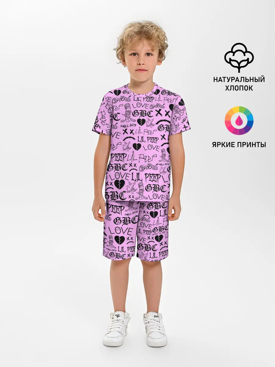 Детская пижама с шортами / LIL PEEP LOGOBOMBING