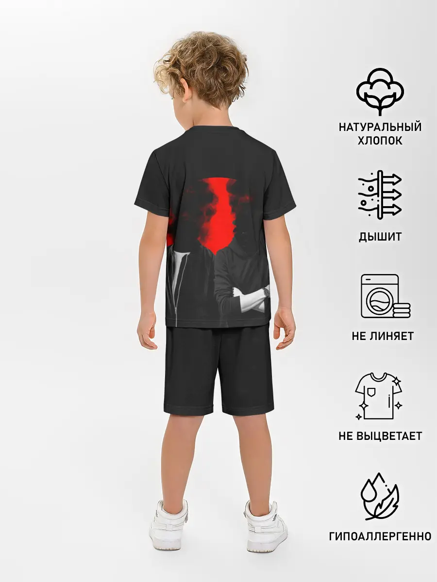 Детская пижама с шортами / Дымится голова