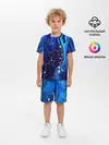 Детская пижама с шортами / СИНИЙ ГРАНИТ