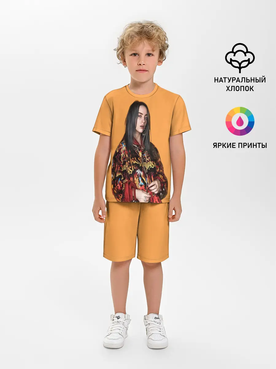 Детская пижама с шортами / Billie eilish