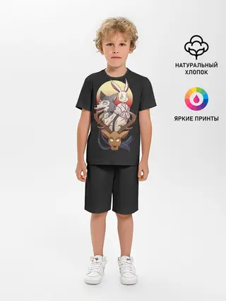 Детская пижама с шортами / Легони х Хару х Мелон