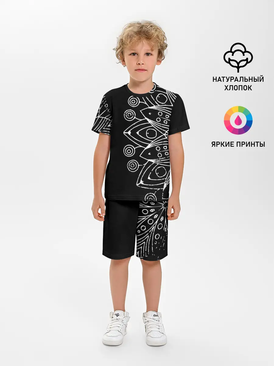 Детская пижама с шортами / Mandala