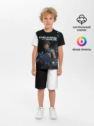 Детская пижама с шортами / GEARS OF WAR | ШЕСТЕРЕНКИ