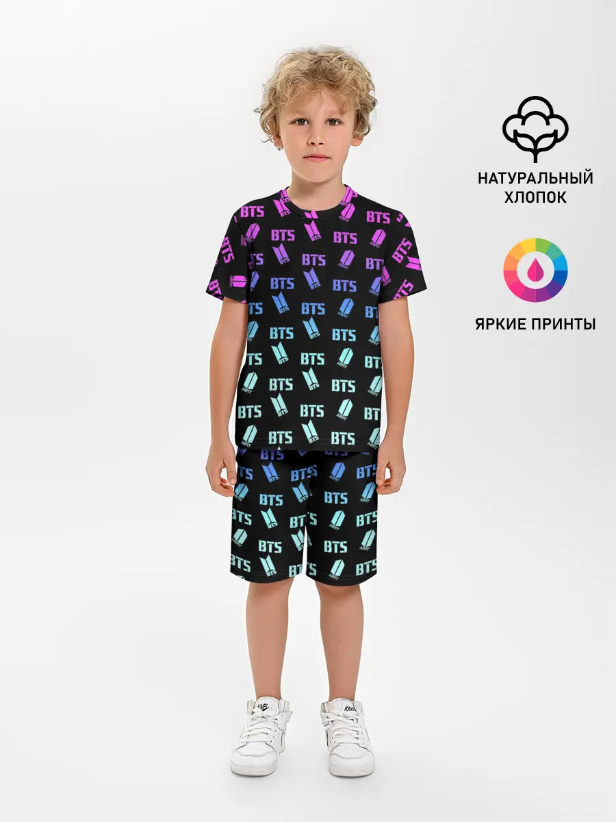 Детская пижама с шортами / BTS