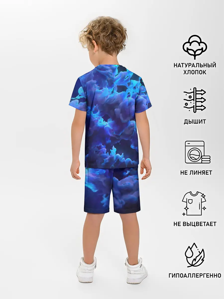 Детская пижама с шортами / Vaporwave