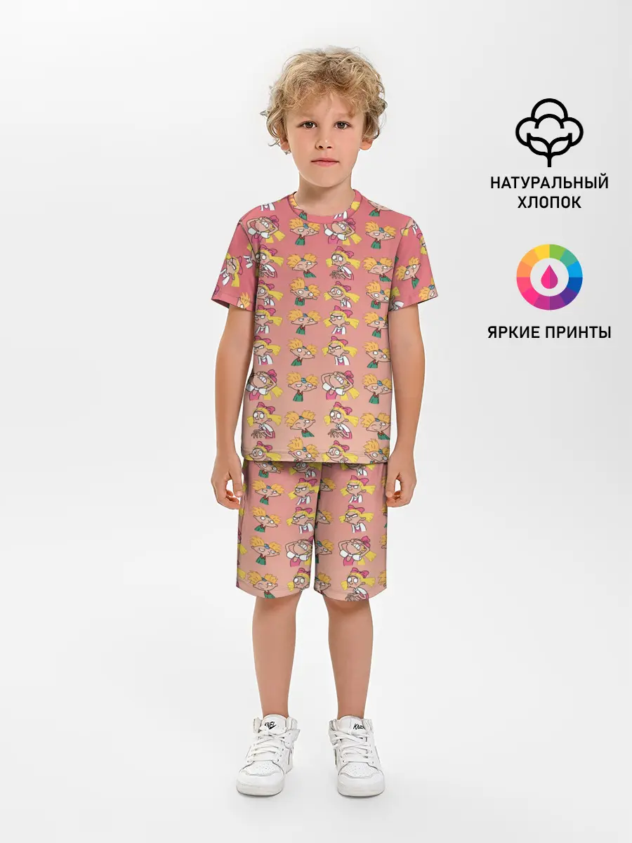 Детская пижама с шортами / Арнольд и Хельга