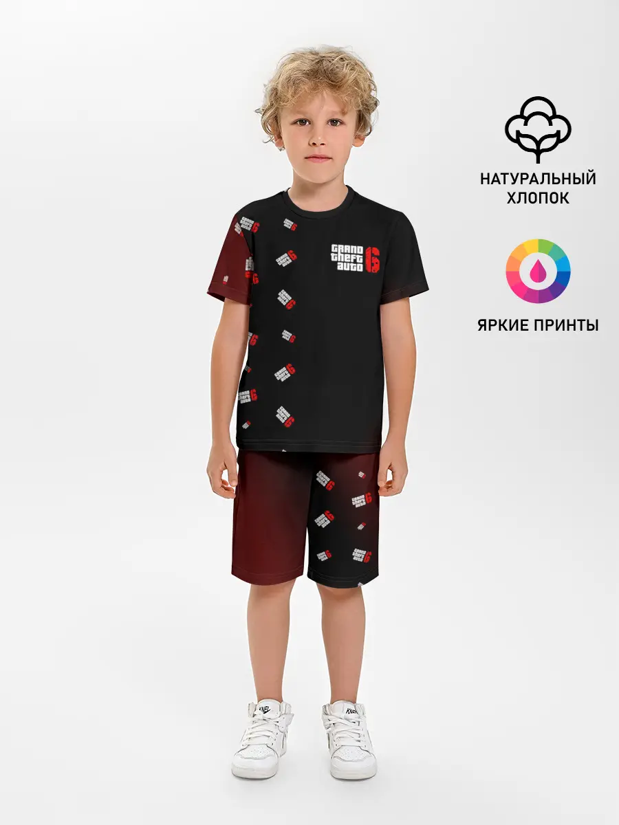 Детская пижама с шортами / ГТА 6 - Соты