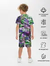 Детская пижама с шортами / Граффити на стене