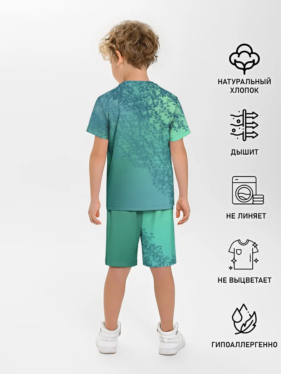 Детская пижама с шортами / Мир! Труд! Май! Ульяна!