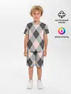 Детская пижама с шортами / Шотландка | Tartan