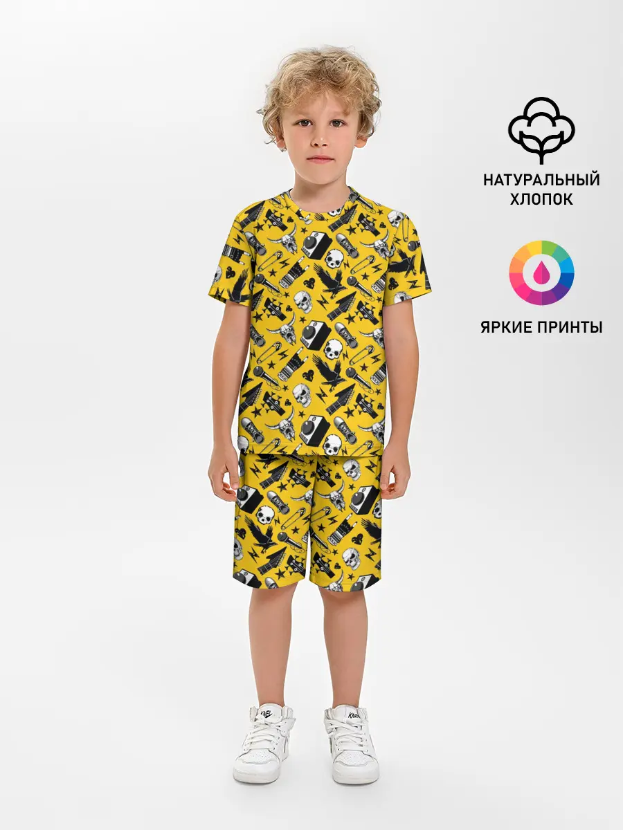 Детская пижама с шортами / Рок