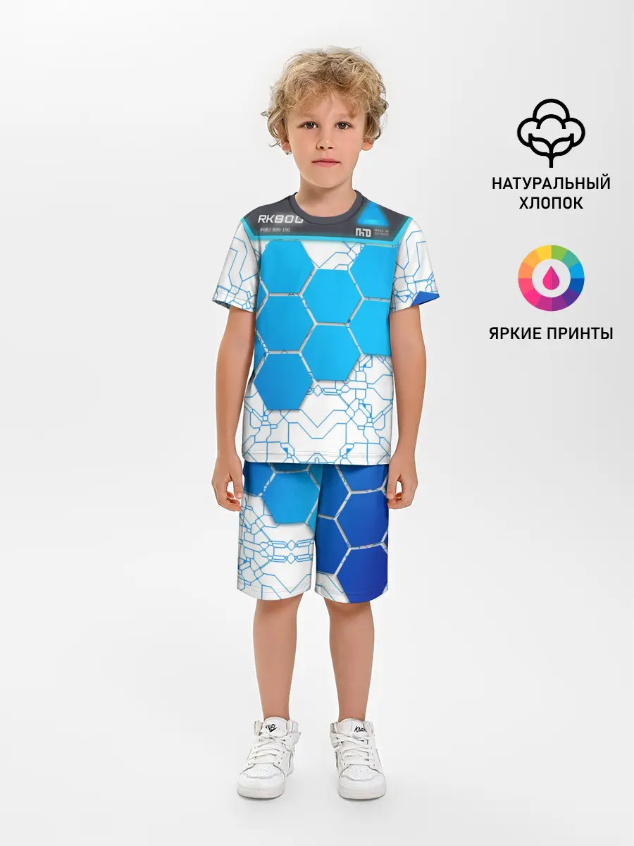 Детская пижама с шортами / Detroit: become human RK800