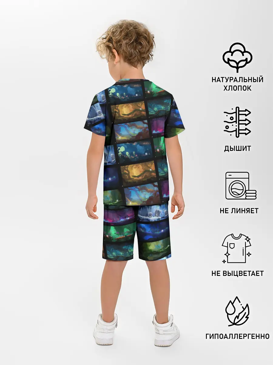 Детская пижама с шортами / Ori and the Will of the Wisps