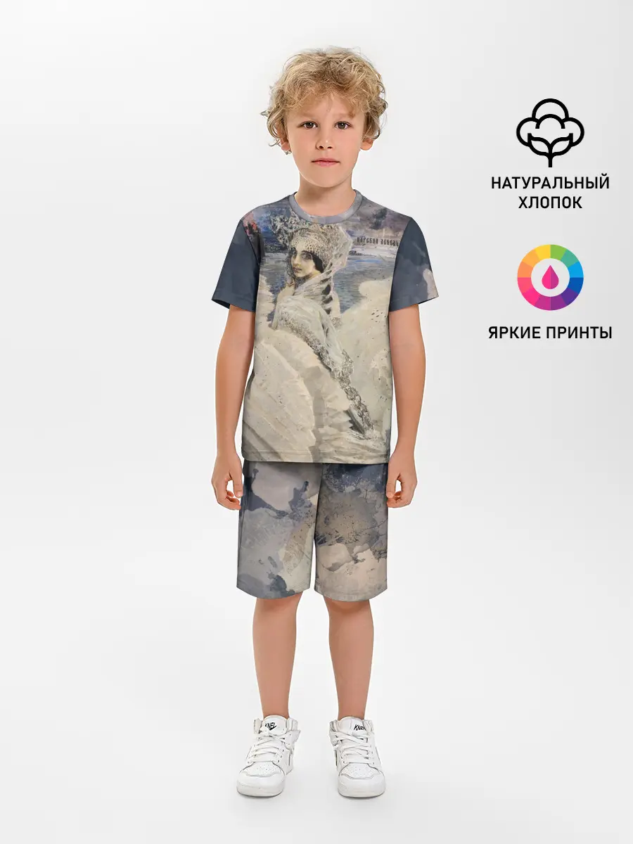 Детская пижама с шортами / Царевна лебедь