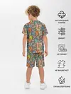 Детская пижама с шортами / Город