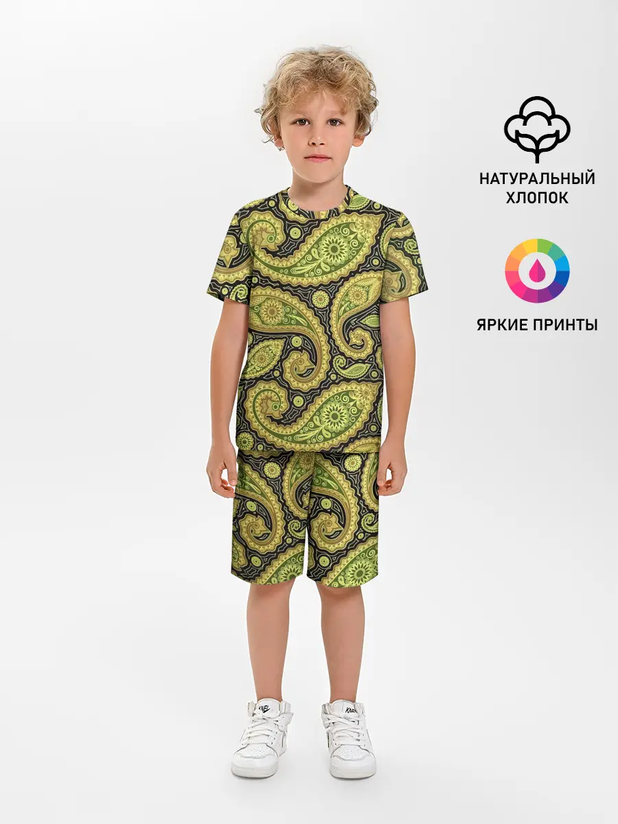 Детская пижама с шортами / Молекулярная хна