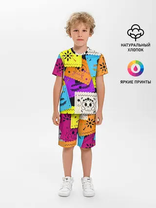 Детская пижама с шортами / Color pattern