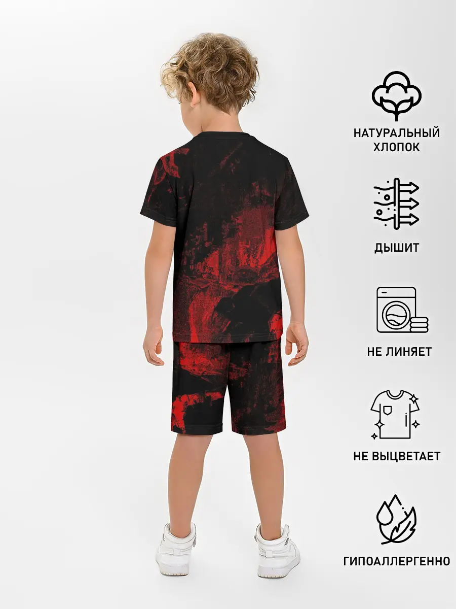 Детская пижама с шортами / Манки Д. Луффи пират Соломенной Шляпы