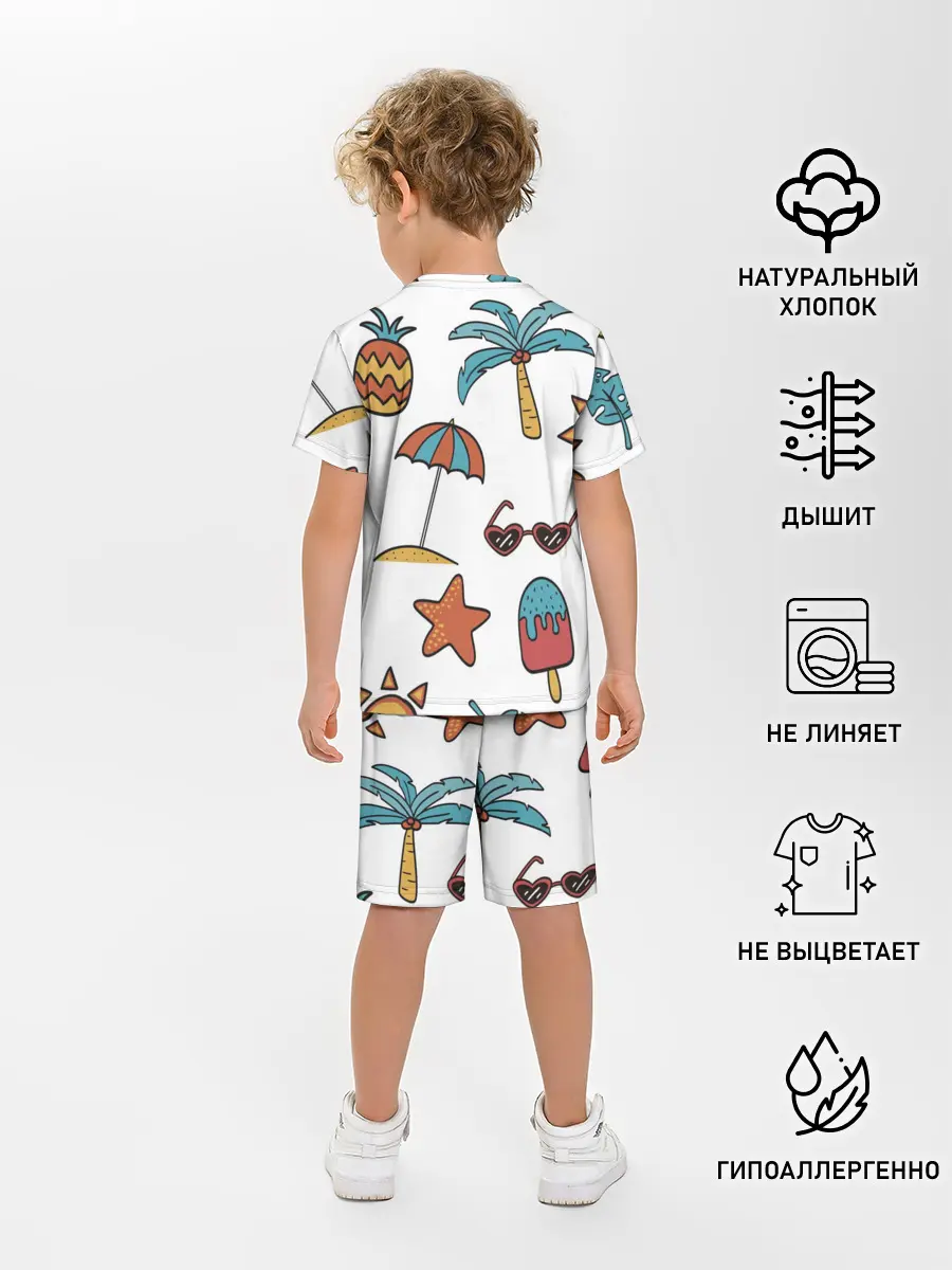 Детская пижама с шортами / Summer with love