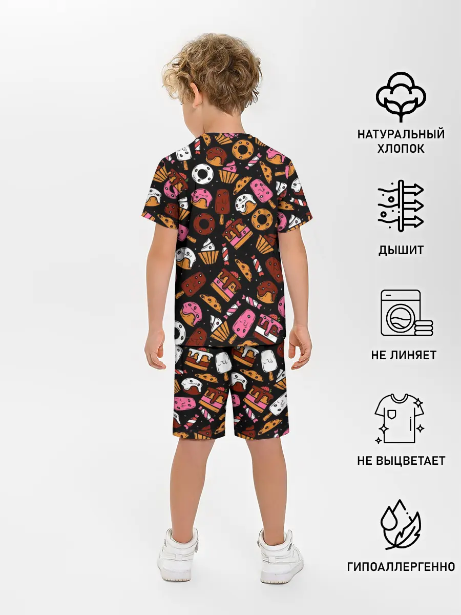 Детская пижама с шортами / Вкусняшки