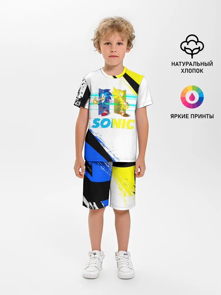 Детская пижама с шортами / СУПЕР СОНИК