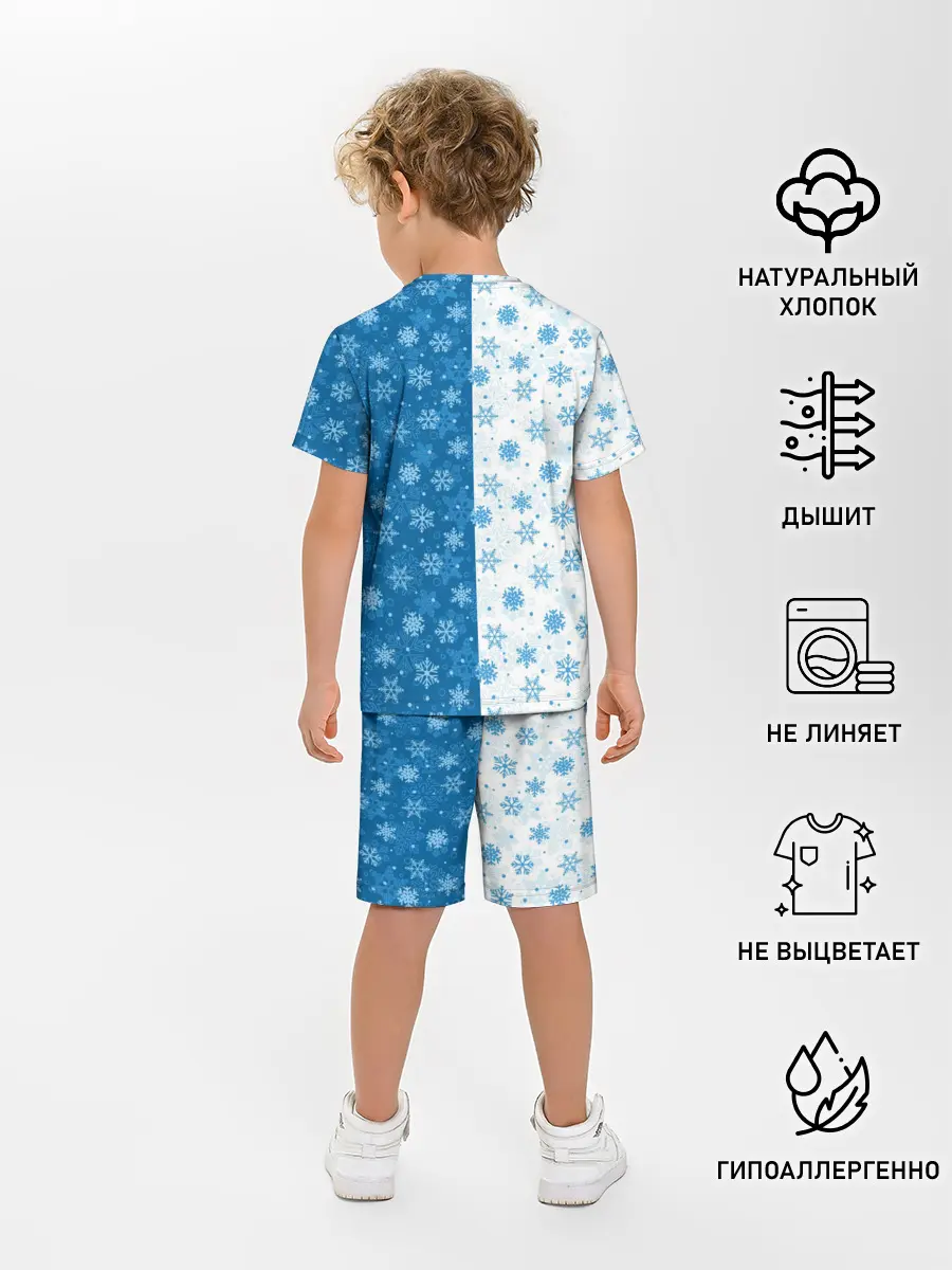 Детская пижама с шортами / С Новым Годом