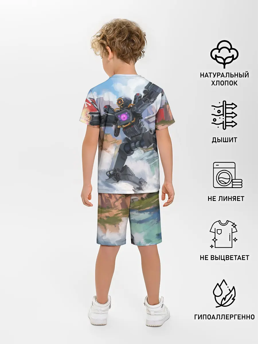 Детская пижама с шортами / Apex Legends