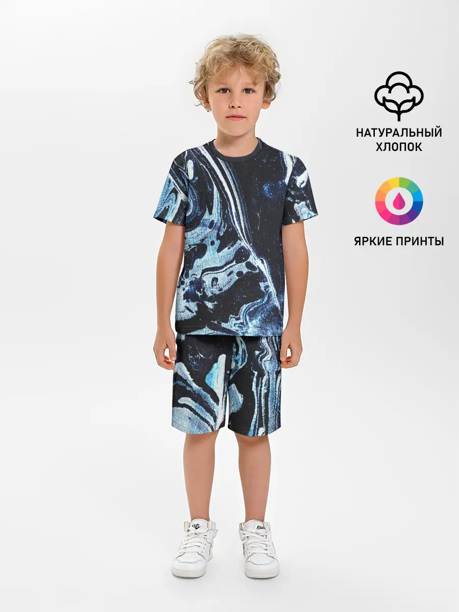 Детская пижама с шортами / Текстура