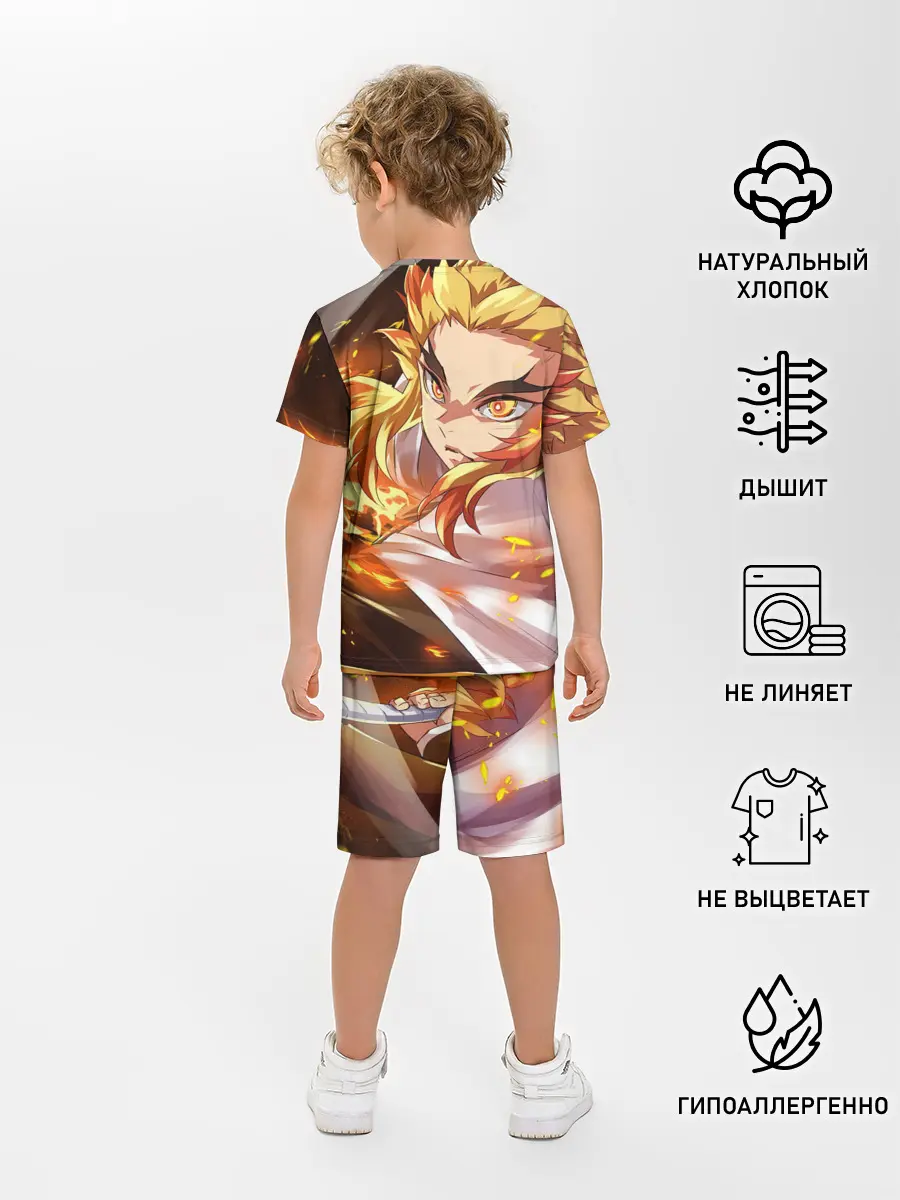 Детская пижама с шортами / Клинок Рассекающий Демонов