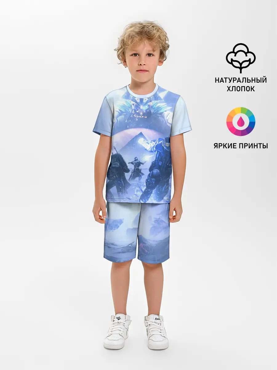 Детская пижама с шортами / DESTINY 2 ЛЕДЯНОЙ МАРС / СТРАЖИ