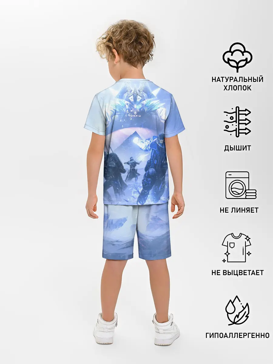 Детская пижама с шортами / DESTINY 2 ЛЕДЯНОЙ МАРС / СТРАЖИ