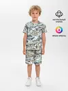 Детская пижама с шортами / Узор красками