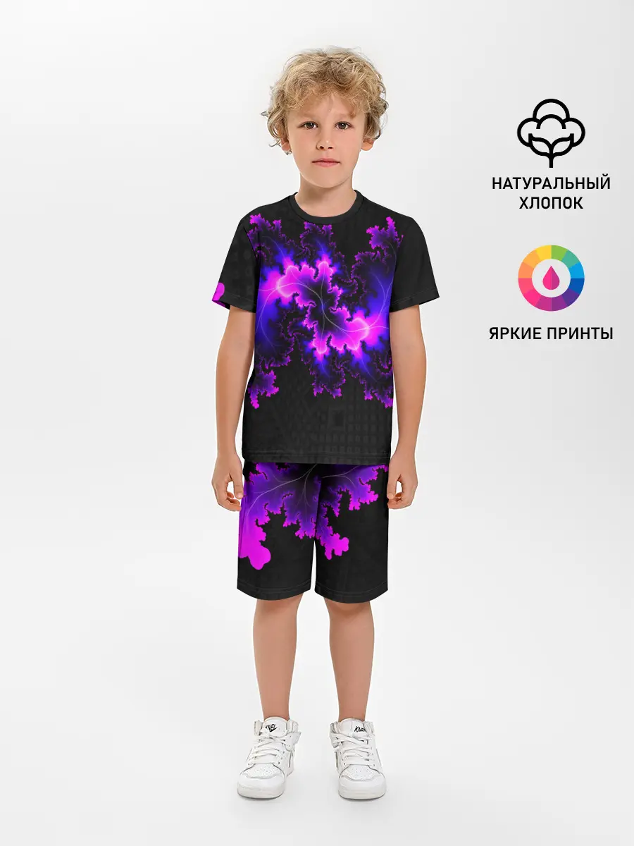 Детская пижама с шортами / NEON Liquid