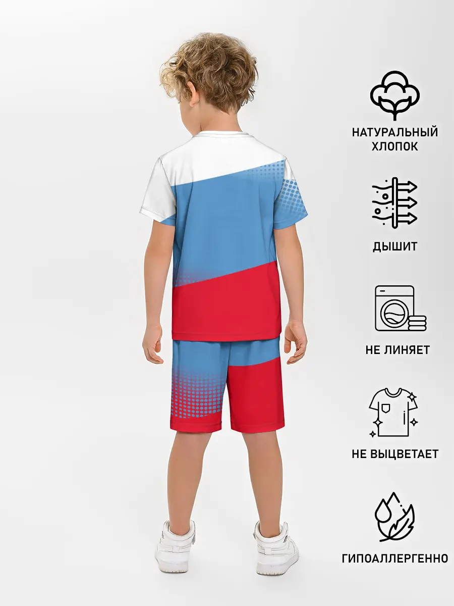 Детская пижама с шортами / Русский хоккей