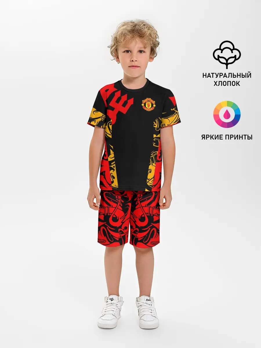 Детская пижама с шортами / Manchester United | Red Devils
