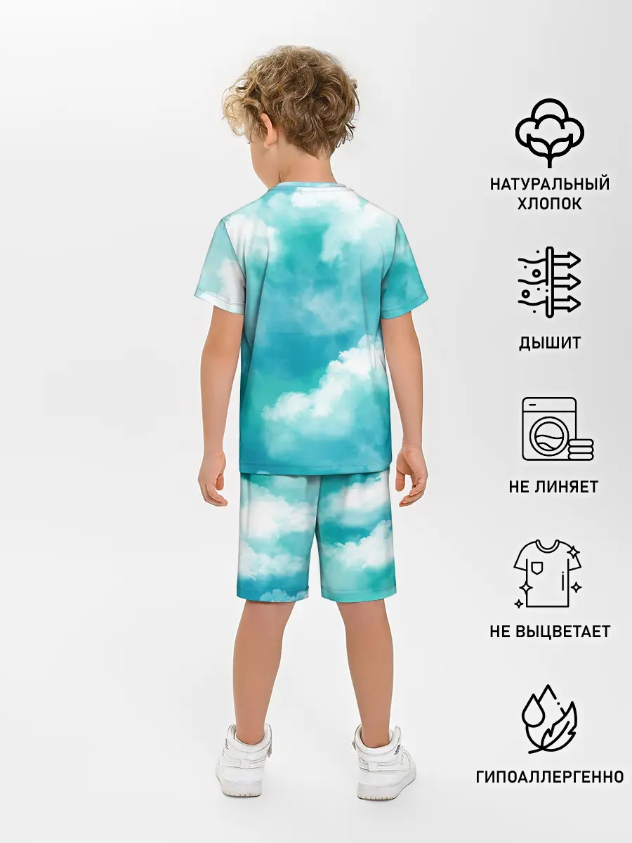 Детская пижама с шортами / Голубое Небо | Blue Sky